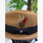 Crushable Blues Trilby Hat - Image 3