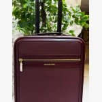 WINE TEXTURED SUITCASE - Image 5