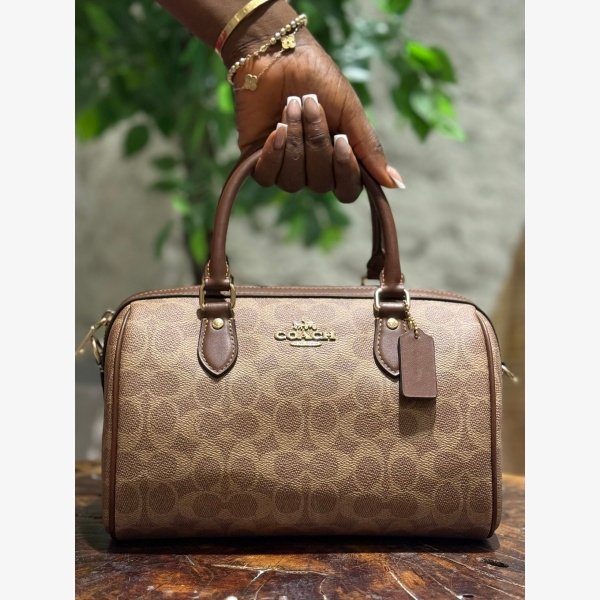 Rowan Satchel Bag In Signature Canvas - Image 1