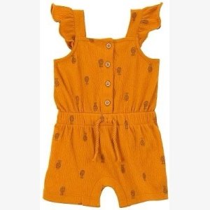 Baby Girl Pineapple Print Romper