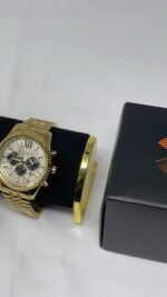 Lexington Gold-Tone Chronograph Watch - Image 6