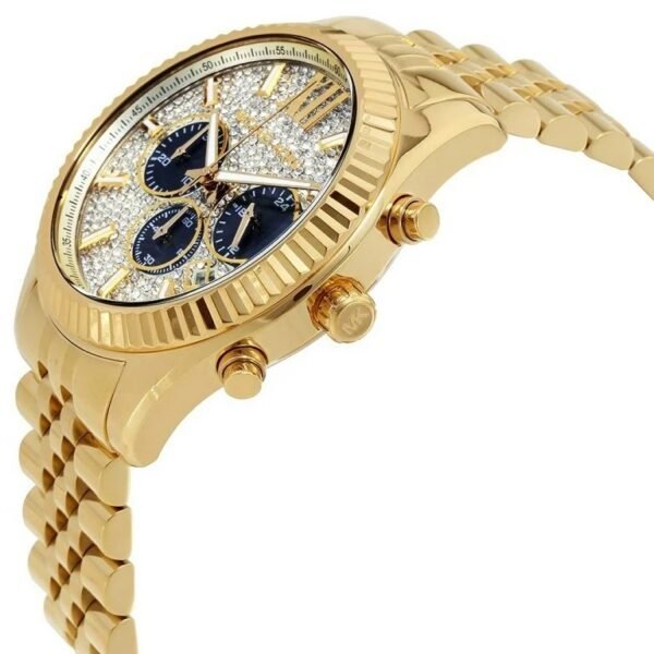 Lexington Gold-Tone Chronograph Watch - Image 3
