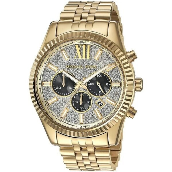 Lexington Gold-Tone Chronograph Watch - Image 2