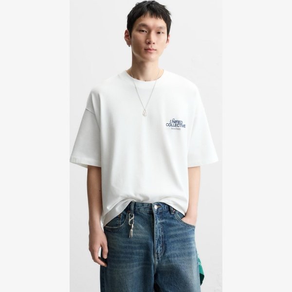 CONTRAST PRINT T-SHIRT - Image 3