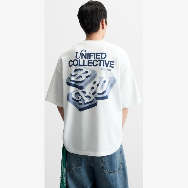 CONTRAST PRINT T-SHIRT - Image 2