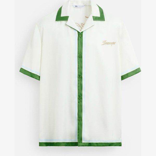 PRINTED SATIN SHIRT - Image 3