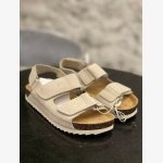 SPLIT SUEDE LEATHER SANDALS