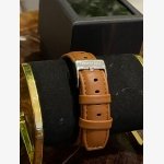 Kenneth Cole New York Brown Transparency Dial Watch Leather Band - Image 5