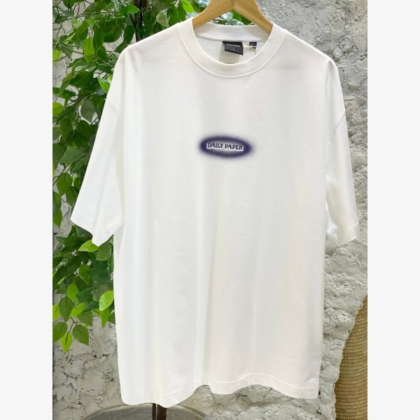 White Dotted Logo T-Shirt - Image 1