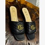 JOLIE MATELASSÉ DOUBLE G SLIDE SANDALS