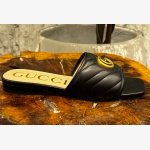 JOLIE MATELASSÉ DOUBLE G SLIDE SANDALS - Image 2