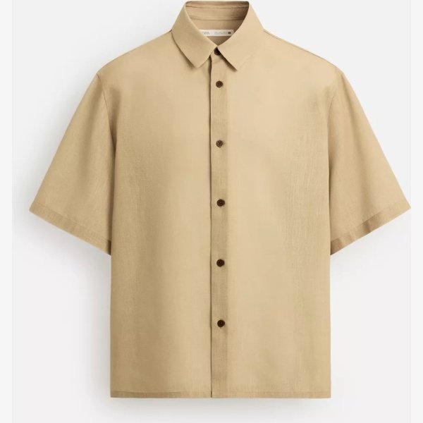 SHIRT WITH CONTRAST PRINT - Image 3