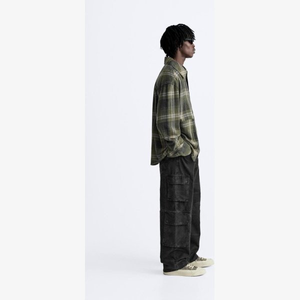 ZARA BAGGY CARGO JEANS - Image 3