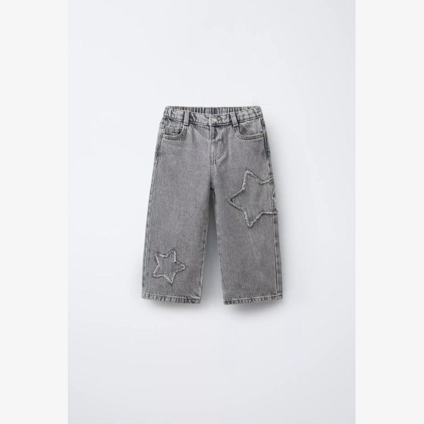 STAR WIDE-LEG JEANS - Image 1