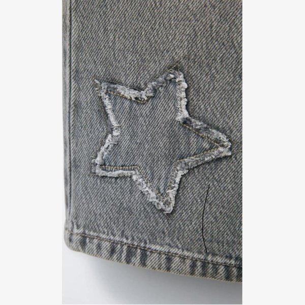 STAR WIDE-LEG JEANS - Image 2