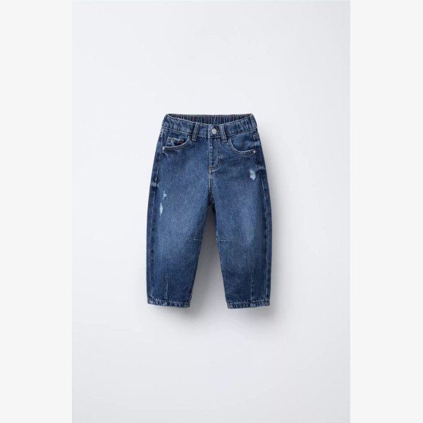 RIPPED BAGGY JEANS - Image 1