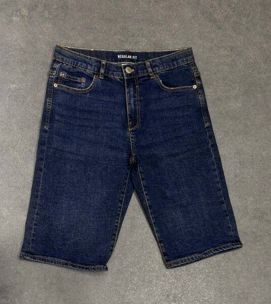 REGULAR FIT DENIM SHORTS - Image 1