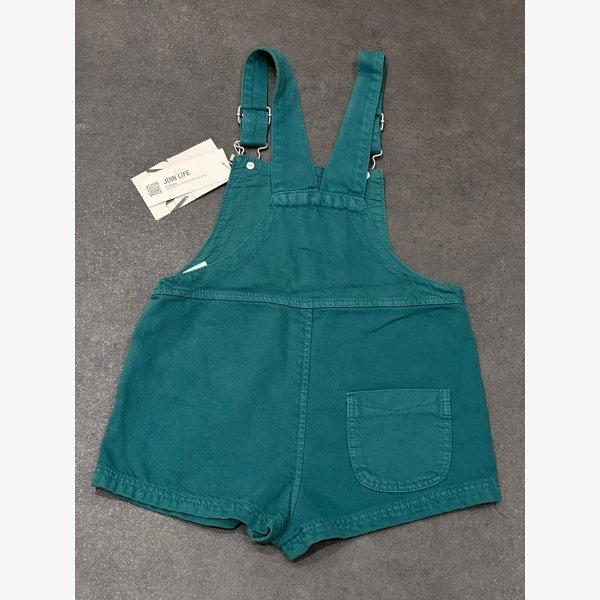 DENIM SHORT DUNGAREES - Image 2