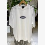 WHITE DOTTED LOGO T-SHIRT