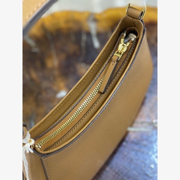 EMERSON SMALL PATENT ZIP SHOULDER BAG - Image 12