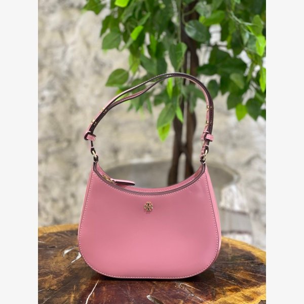 EMERSON SMALL PATENT ZIP SHOULDER BAG - Image 5