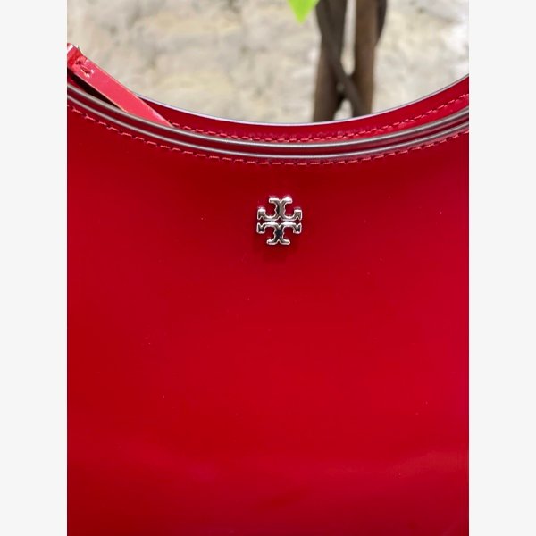 EMERSON SMALL PATENT ZIP SHOULDER BAG - Image 2
