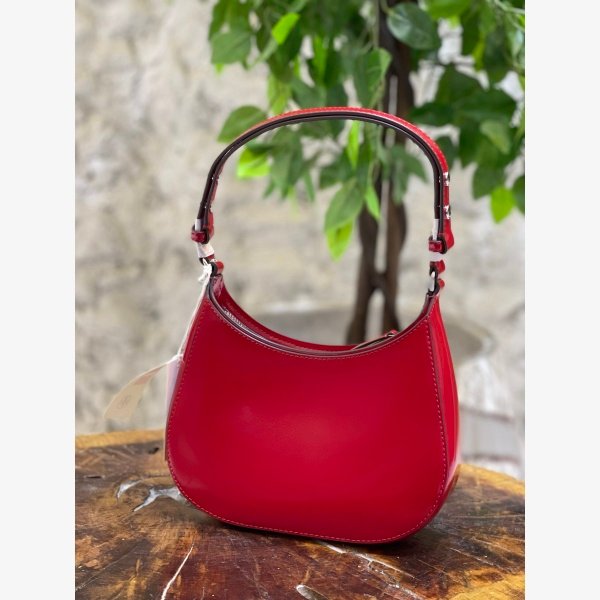 EMERSON SMALL PATENT ZIP SHOULDER BAG - Image 3
