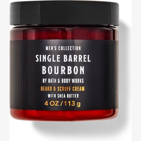 BATH & BODY WORKS - SINGLE BARREL BOURBON BEARD SCRUFF CREAM - Image 1