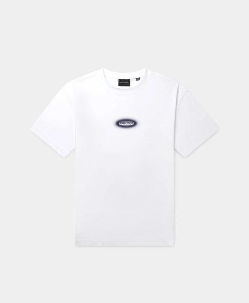 WHITE DOTTED LOGO T-SHIRT - Image 1