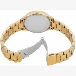 LAURYN THREE-HAND STAINLESS STEEL WATCH, EARRINGS AND NECKLACE GIFT SET - Image 10