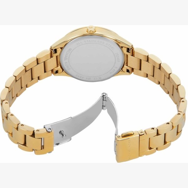 LAURYN THREE-HAND STAINLESS STEEL WATCH, EARRINGS AND NECKLACE GIFT SET - Image 10