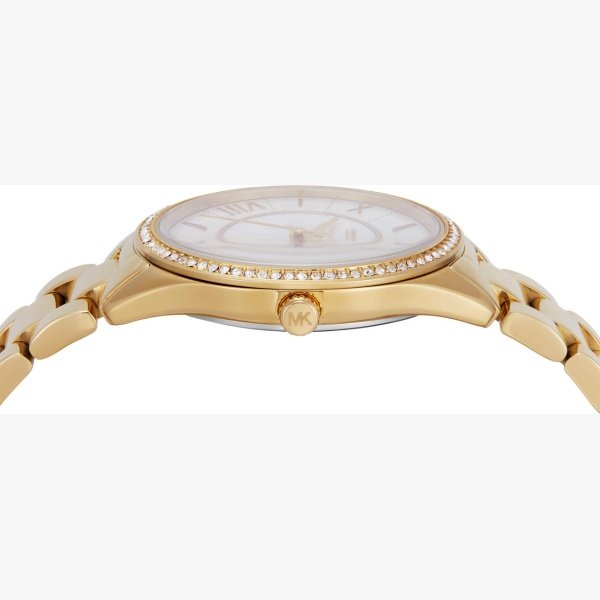 LAURYN THREE-HAND STAINLESS STEEL WATCH, EARRINGS AND NECKLACE GIFT SET - Image 8