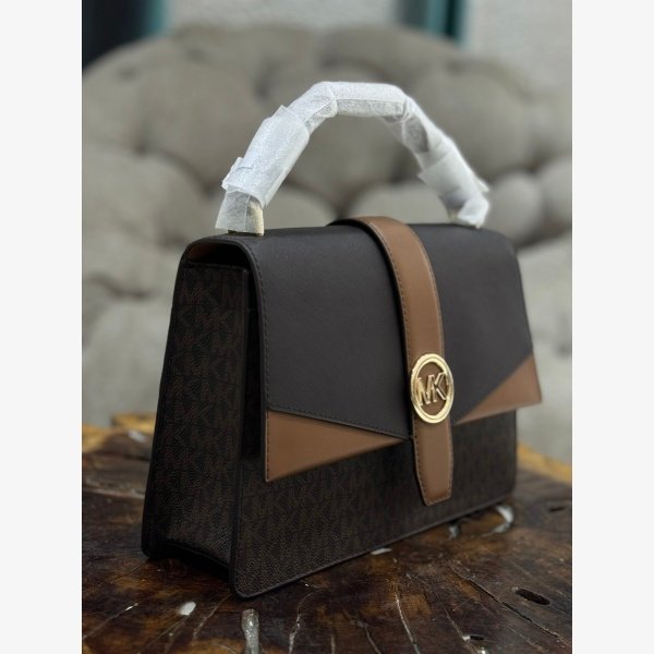 GREENWICH MEDIUM SIGNATURE LOGI SATCHEL - Image 5