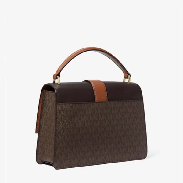 GREENWICH MEDIUM SIGNATURE LOGI SATCHEL - Image 6
