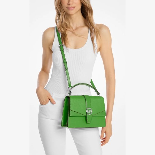 GREENWICH MEDIUM SIGNATURE LOGI SATCHEL - Image 14