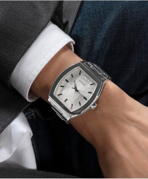 SILVER TONE ANALOG WATCH - Image 5