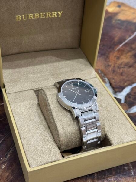 BLACK DIAL STAINLESS STEEL UNISEX WATCH - Image 3