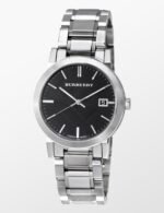 BLACK DIAL STAINLESS STEEL UNISEX WATCH - Image 4