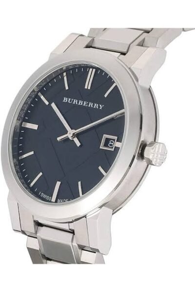 BLACK DIAL STAINLESS STEEL UNISEX WATCH - Image 5
