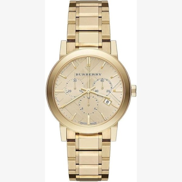 THE CITY CHRONOGRAPH GOLD-TONE STAINLESS STEEL WATCH - Image 6