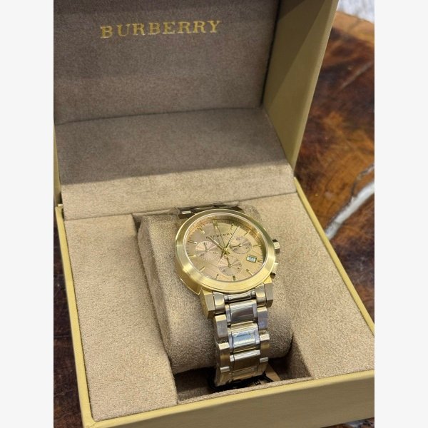 THE CITY CHRONOGRAPH GOLD-TONE STAINLESS STEEL WATCH - Image 1