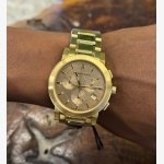 THE CITY CHRONOGRAPH GOLD-TONE STAINLESS STEEL WATCH - Image 5