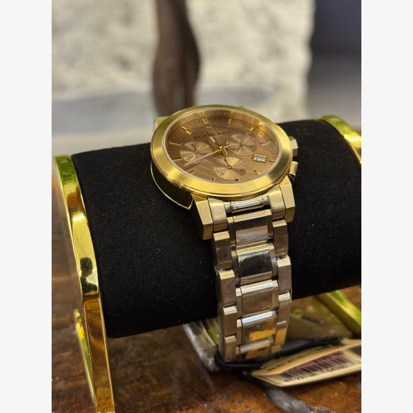THE CITY CHRONOGRAPH GOLD-TONE STAINLESS STEEL WATCH - Image 4