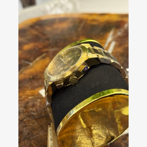 THE CITY CHRONOGRAPH GOLD-TONE STAINLESS STEEL WATCH - Image 3