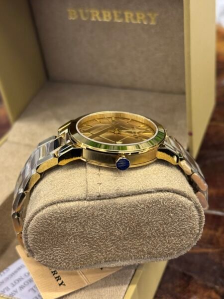 THE CITY CHAMPAGNE DIAL GOLD-TONE UNISEX WATCH - Image 3