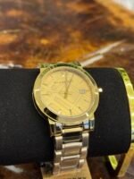 THE CITY CHAMPAGNE DIAL GOLD-TONE UNISEX WATCH - Image 4