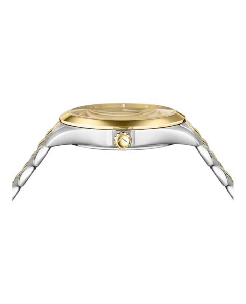 FERRAGAMO CLASSIC ROSE GOLD DIAL TWO-TONE BRACELET WATCH - Image 4