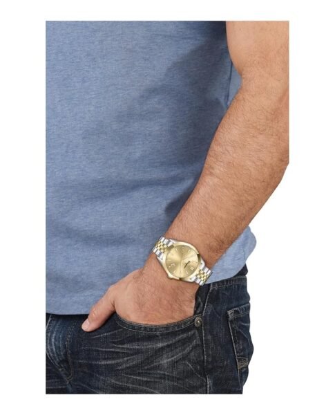 FERRAGAMO CLASSIC ROSE GOLD DIAL TWO-TONE BRACELET WATCH - Image 7