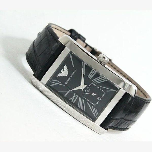 RECTANGULAR BLACK DIAL WATCH - Image 3