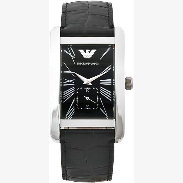 RECTANGULAR BLACK DIAL WATCH - Image 1
